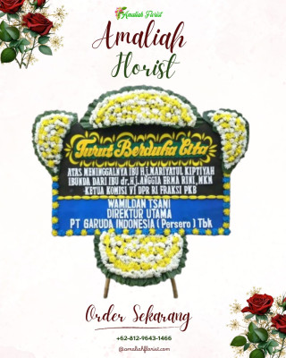 Papan Bunga Duka di Banjarmangu