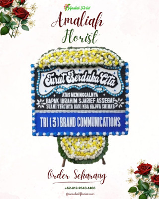 Papan Bunga Duka di Banjarmangu